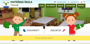 Nové webové stránky MŠ Tisová 1